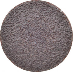 Tru-Maxx - 2" Disc Diam, 36 Grit, Aluminum Oxide Quick Change Disc - Type R Attaching System, Coated, Brown, Very Coarse Grade, 30,000 RPM - Benchmark Tooling