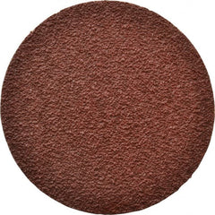 Tru-Maxx - 3" Disc Diam, 40 Grit, Aluminum Oxide Quick Change Disc - Type R Attaching System, Coated, Brown, Coarse Grade, 20,000 RPM - Benchmark Tooling