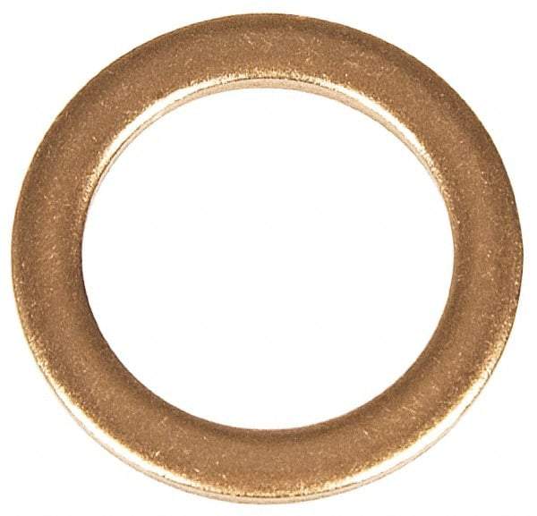 Dorman - 11/16 SO, 3/4 SAE, 3/4" ID x 1-1/16" OD Oil Drain Plug Gasket - 3/32" Thick, Copper - Benchmark Tooling