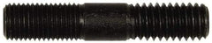 Dorman - 7/16-20 Long Thread, 7/16-14 Short Thread, 2-1/4" OAL Unequal Double Threaded Stud - Steel, Black Oxide Finish, 3/4" Long Thread Length, 3/4" Short Thread Length - Benchmark Tooling