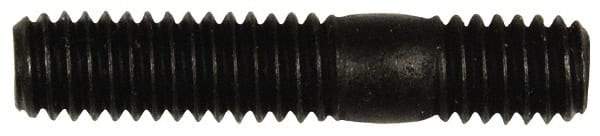 Dorman - 5/16-18 1-1/2" OAL Unequal Double Threaded Stud - Steel, Black Oxide Finish, 7/8" Long Thread Length, 7/16" Short Thread Length - Benchmark Tooling