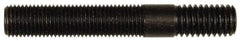 Dorman - 7/16-20 Long Thread, 7/16-14 Short Thread, 3" OAL Unequal Double Threaded Stud - Steel, Black Oxide Finish, 1-13/16" Long Thread Length, 3/4" Short Thread Length - Benchmark Tooling