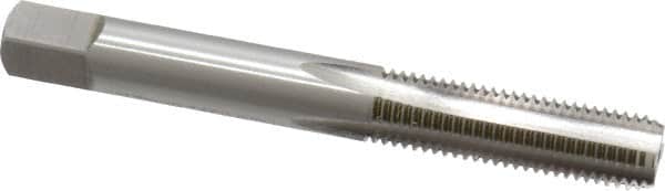 OSG - 5/16-24 UNF 4 Flute Bright Finish High Speed Steel Straight Flute Standard Hand Tap - Bottoming, Right Hand Thread, 2-23/32" OAL, 1-21/32" Thread Length, H2 Limit, Oversize - Exact Industrial Supply