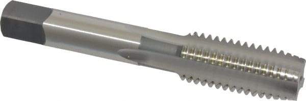 OSG - 5/8-11 UNC 4 Flute Bright Finish High Speed Steel Straight Flute Standard Hand Tap - Plug, Right Hand Thread, 3-13/16" OAL, 1-13/16" Thread Length, H2 Limit, Oversize - Exact Industrial Supply