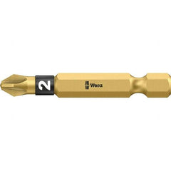 Wera - #3 Pozidriv Screwdriver Bit - 2" OAL - Benchmark Tooling
