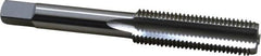 OSG - 7/16-20 UNF 3 Flute Bright Finish High Speed Steel Straight Flute Standard Hand Tap - Bottoming, Right Hand Thread, 3-5/32" OAL, 1-7/16" Thread Length, H3 Limit, Oversize - Exact Industrial Supply
