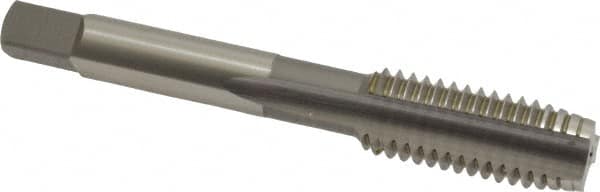 OSG - 1/2-13 UNC 3B 3 Flute Bright Finish High Speed Steel Straight Flute Standard Hand Tap - Plug, Right Hand Thread, 3-3/8" OAL, 1-21/32" Thread Length, H3 Limit, Oversize - Exact Industrial Supply
