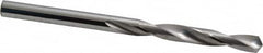 SGS - #5 118° Solid Carbide Jobber Drill - Bright Finish, Right Hand Cut, Spiral Flute, Straight Shank, 3" OAL, Faceted Point - Benchmark Tooling