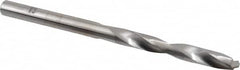SGS - #8 118° Solid Carbide Jobber Drill - Bright Finish, Right Hand Cut, Spiral Flute, Straight Shank, 3" OAL, Faceted Point - Benchmark Tooling