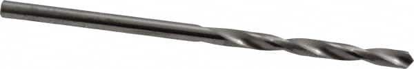 SGS - #37 118° Solid Carbide Jobber Drill - Bright Finish, Right Hand Cut, Spiral Flute, Straight Shank, 2-1/4" OAL, Faceted Point - Benchmark Tooling