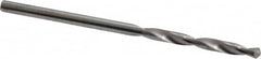 SGS - #40 118° Solid Carbide Jobber Drill - Bright Finish, Right Hand Cut, Spiral Flute, Straight Shank, 2" OAL, Faceted Point - Benchmark Tooling