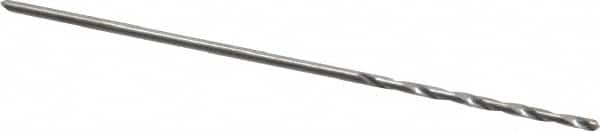 SGS - #70 118° Solid Carbide Jobber Drill - Bright Finish, Right Hand Cut, Spiral Flute, Straight Shank, 1-1/4" OAL, Faceted Point - Benchmark Tooling