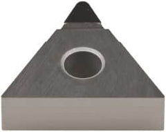 Sumitomo - NF-TNMX330.5 Grade DA2200 Polycrystalline Diamond (PCD) Turning Insert - Uncoated, 60° Triangle, 3/8" Inscr Circle, 3/16" Thick, 0.0078" Corner Radius - Benchmark Tooling