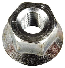 Dorman - 5/8-18 Zinc Finish Flanged Wheel Nut - 1-1/8" Hex, 1-1/16" OAL, 1.62 Diam Flange Seat Angle - Benchmark Tooling