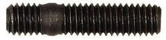 Dorman - M6x1.0 27.5mm OAL Unequal Double Threaded Stud - Steel, Black Oxide Finish, 17mm Long Thread Length, 7.5mm Short Thread Length, Metric - Benchmark Tooling