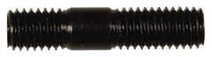 Dorman - M8x1.25 35mm OAL Unequal Double Threaded Stud - Steel, Black Oxide Finish, 16mm Long Thread Length, 10mm Short Thread Length, Metric - Benchmark Tooling