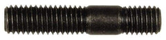 Dorman - M8x1.25 40mm OAL Unequal Double Threaded Stud - Steel, Black Oxide Finish, 21mm Long Thread Length, 10mm Short Thread Length, Metric - Benchmark Tooling