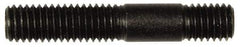 Dorman - M8x1.25 45mm OAL Unequal Double Threaded Stud - Steel, Black Oxide Finish, 23mm Long Thread Length, 10mm Short Thread Length, Metric - Benchmark Tooling