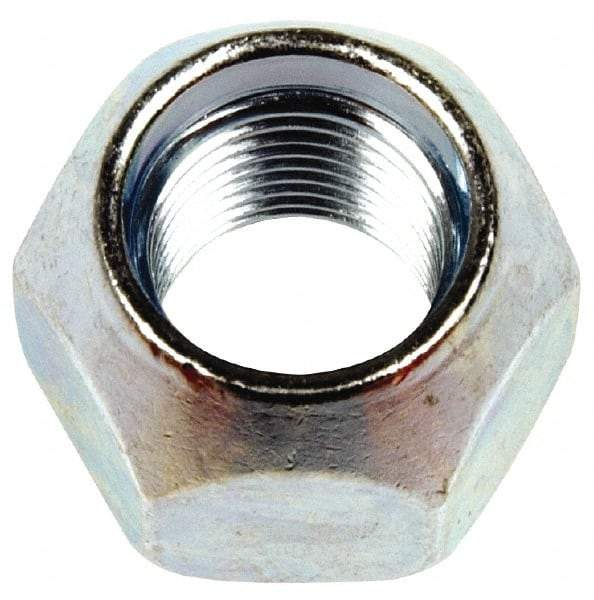 Dorman - 1/2-20 Zinc Finish Open Wheel Nut - 13/16" Hex, 5/8" OAL, 60° Seat Angle - Benchmark Tooling