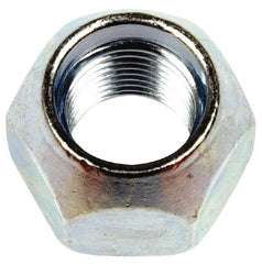 Dorman - 1/2-20 Zinc Finish Open Wheel Nut - 13/16" Hex, 5/8" OAL, 60° Seat Angle - Benchmark Tooling