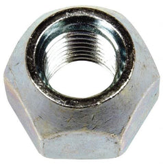 Dorman - M12-1.5 Zinc Finish Open Wheel Nut - 21mm Hex, 16mm OAL, 60° Seat Angle - Benchmark Tooling