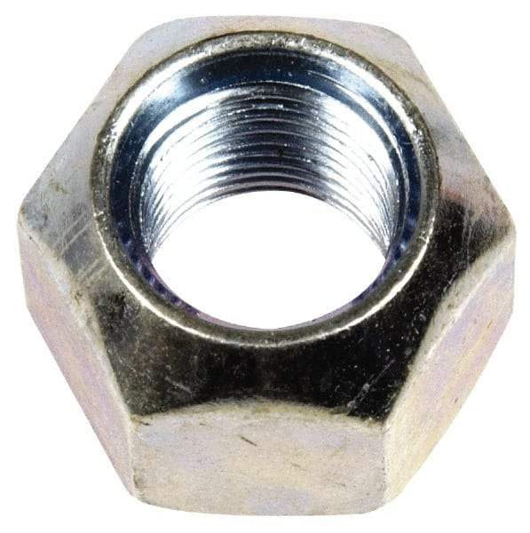 Dorman - 1/2-20 Zinc Finish Open Wheel Nut - 13/16" Hex, 5/8" OAL, 90° Seat Angle - Benchmark Tooling