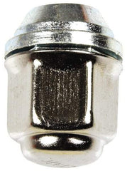 Dorman - M12-1.5 Stainless Finish Capped Wheel Nut - 19mm Hex, 29.5mm OAL, 60° Seat Angle - Benchmark Tooling