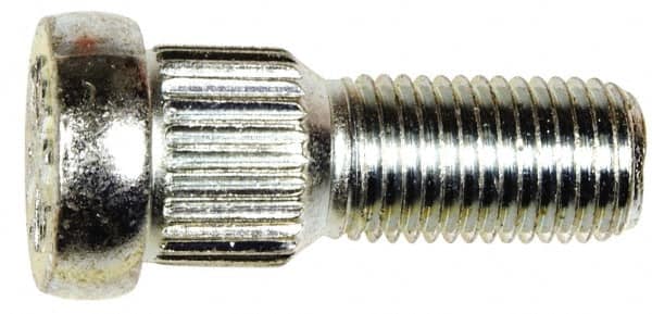 Dorman - 7/16-20 Serrated Bolt Wheel Stud - 0.564" Knurl, 1-5/16" OAL, 3/8" Shoulder Length - Benchmark Tooling
