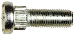 Dorman - 7/16-20 Serrated Bolt Wheel Stud - 0.575" Knurl, 1-3/8" OAL, 5/16" Shoulder Length - Benchmark Tooling