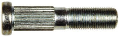 Dorman - 1/2-20 Serrated Bolt Wheel Stud - 0.56" Knurl, 2-3/8" OAL, 15/16" Shoulder Length - Benchmark Tooling