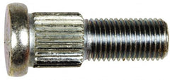 Dorman - 7/16-20 Serrated Bolt Wheel Stud - 0.555" Knurl, 1-7/16" OAL, 17/32" Shoulder Length - Benchmark Tooling