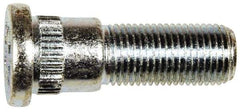 Dorman - 1/2-20 Serrated Bolt Wheel Stud - 5/8" Knurl, 1-5/8" OAL, 15/32" Shoulder Length - Benchmark Tooling