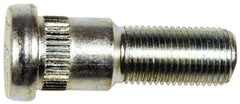 Dorman - 1/2-20 Serrated Bolt Wheel Stud - 5/8" Knurl, 1-11/16" OAL, 5/8" Shoulder Length - Benchmark Tooling