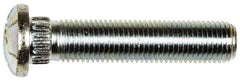 Dorman - 7/16-20 Serrated Bolt Wheel Stud - 0.475" Knurl, 2-1/8" OAL, 3/16" Shoulder Length - Benchmark Tooling