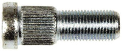 Dorman - 1/2-20 Serrated Bolt Wheel Stud - 0.62" Knurl, 1-5/8" OAL, 19/32" Shoulder Length - Benchmark Tooling