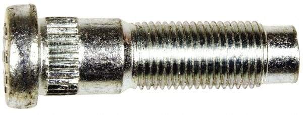 Dorman - 1/2-20 Serrated Bolt Wheel Stud - 0.56" Knurl, 2" OAL, 23/32" Shoulder Length - Benchmark Tooling