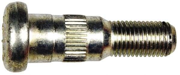 Dorman - 7/16-20 Serrated Bolt Wheel Stud - 0.565" Knurl, 1-3/4" OAL, 7/8" Shoulder Length - Benchmark Tooling