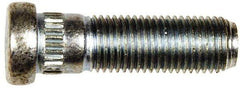 Dorman - 7/16-20 Serrated Bolt Wheel Stud - 0.472" Knurl, 1-1/2" OAL, 11/32" Shoulder Length - Benchmark Tooling