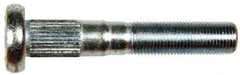 Dorman - 9/16-18 Serrated Bolt Wheel Stud - 0.621" Knurl, 3-17/32" OAL, 1-5/16" Shoulder Length - Benchmark Tooling