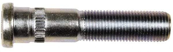 Dorman - 9/16-18 Serrated Bolt Wheel Stud - 0.63" Knurl, 2-25/32" OAL, 1-1/8" Shoulder Length - Benchmark Tooling