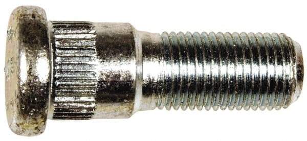 Dorman - 1/2-20 Serrated Bolt Wheel Stud - 0.621" Knurl, 1-5/8" OAL, 17/32" Shoulder Length - Benchmark Tooling