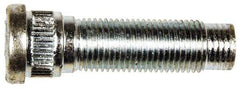 Dorman - 1/2-20 Serrated Bolt Wheel Stud - 0.62" Knurl, 1-21/32" OAL, 11/32" Shoulder Length - Benchmark Tooling