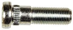 Dorman - 1/2-20 Serrated Bolt Wheel Stud - 0.568" Knurl, 1-11/16" OAL, 5/8" Shoulder Length - Benchmark Tooling