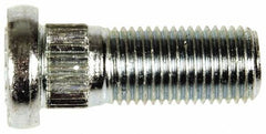Dorman - M12-1.25 Serrated Bolt Wheel Stud - 13mm Knurl, 32mm OAL, 10mm Shoulder Length - Benchmark Tooling