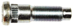 Dorman - 1/2-20 Serrated Bolt Wheel Stud - 0.589" Knurl, 1-15/16" OAL, 5/8" Shoulder Length - Benchmark Tooling