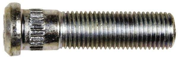 Dorman - 7/16-20 Serrated Bolt Wheel Stud - 0.475" Knurl, 1-3/4" OAL, 27/64" Shoulder Length - Benchmark Tooling