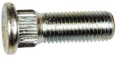 Dorman - M12-1.5 Serrated Bolt Wheel Stud - 14.35mm Knurl, 37.5mm OAL, 7mm Shoulder Length - Benchmark Tooling