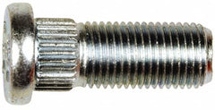 Dorman - M12-1.25 Serrated Bolt Wheel Stud - 12.83mm Knurl, 32.5mm OAL, 7mm Shoulder Length - Benchmark Tooling