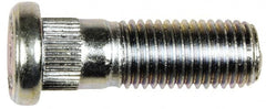 Dorman - M12-1.5 Serrated Bolt Wheel Stud - 12.22mm Knurl, 36mm OAL, 9mm Shoulder Length - Benchmark Tooling