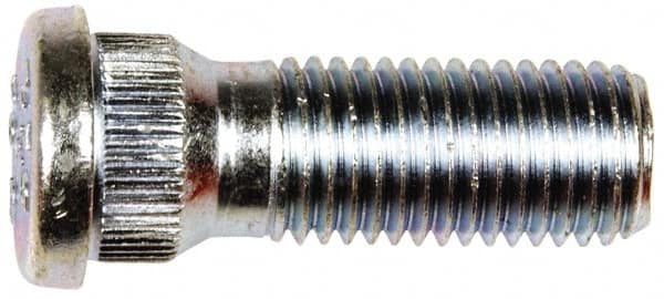 Dorman - M12-1.5 Serrated Bolt Wheel Stud - 14.3mm Knurl, 35.5mm OAL, 6.5mm Shoulder Length - Benchmark Tooling